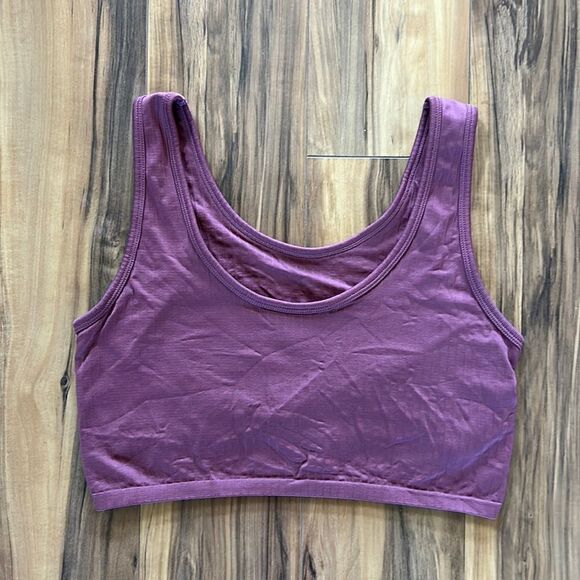 Aerie Mauve Crop Top - Picture 2 of 4